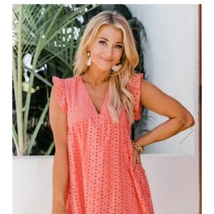 Pink Lily size Large tik tok romper